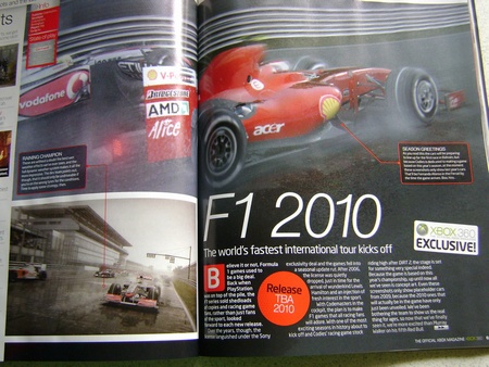 F1 2010 uke silu Ego enginu