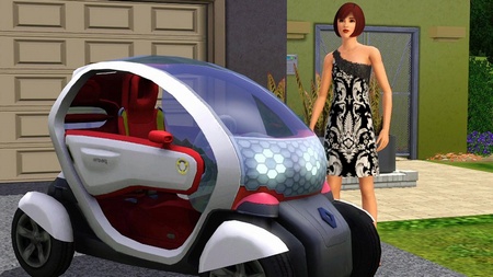 Simsovia si zajazdia na elektrickom Renaulte