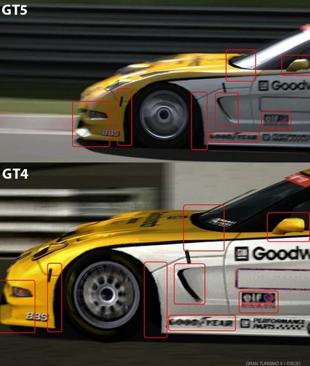 GT5 s vozidlami z GT4?
