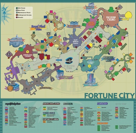 Dead Rising 2 ukazuje mapu mesta
