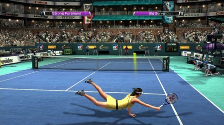 Motion ovldanie vo Virtua Tennis 4