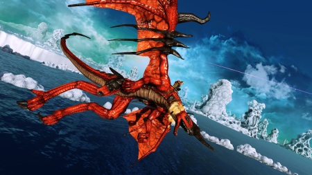 Zábery z Crimson Dragon