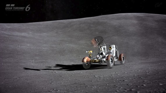 Zbery z GT6 jazdy na Mesiaci