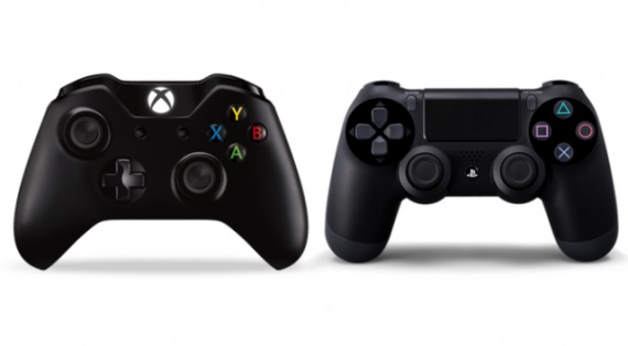 Xbox One vs PS4 gamepad na jednom zbere