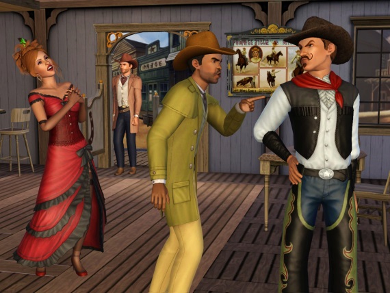 The Sims 3 mieri na divoký západ a do budúcnosti