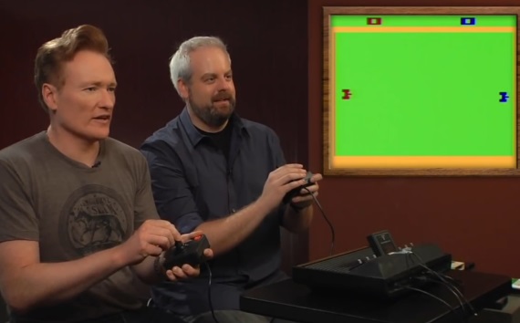 Conan o'Brien opril klasick Atari hry
