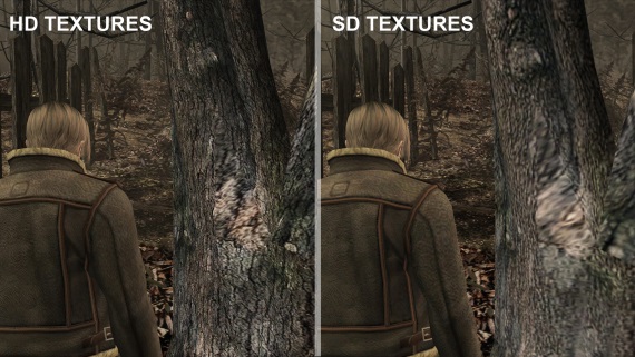Porovnanie textr v Resident Evil 4 Ultimate HD 