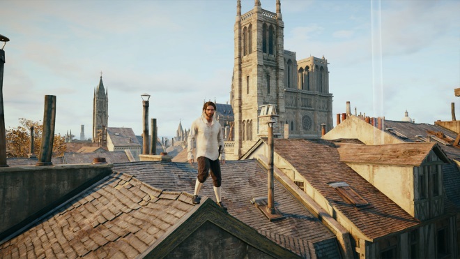 Zbery z finlnej verzie Assassins Creed Unity na PS4