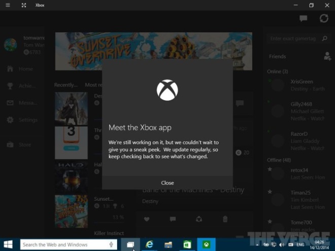 Windows 10 bude ma Xbox aplikciu, Windows Store dopln hudba a filmy a TV serily