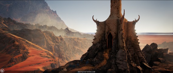 Witcher prostredie spracovan na Unreal Engine 4