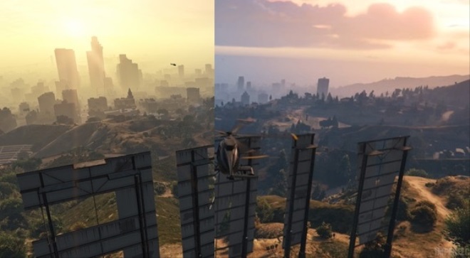 Porovnanie zberov z PC verzie GTA V s PS4 verziou