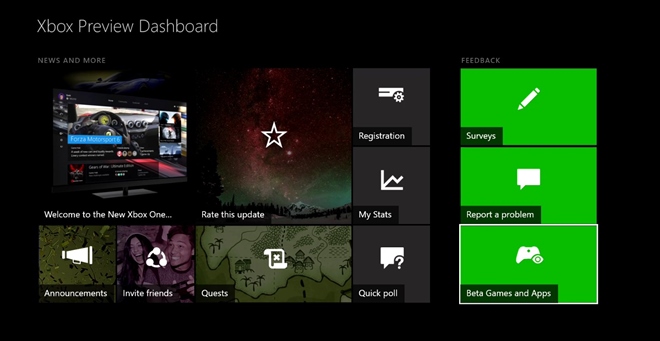 Xbox One preview uvateom pribudla monos beta testingu hier a aplikcii