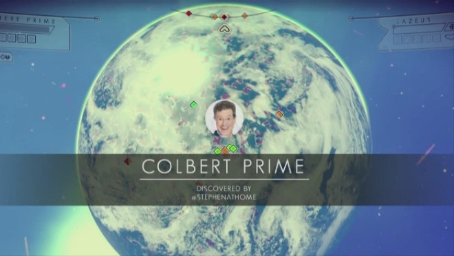 No Man's Sky sa predviedlo v Colbertovej show