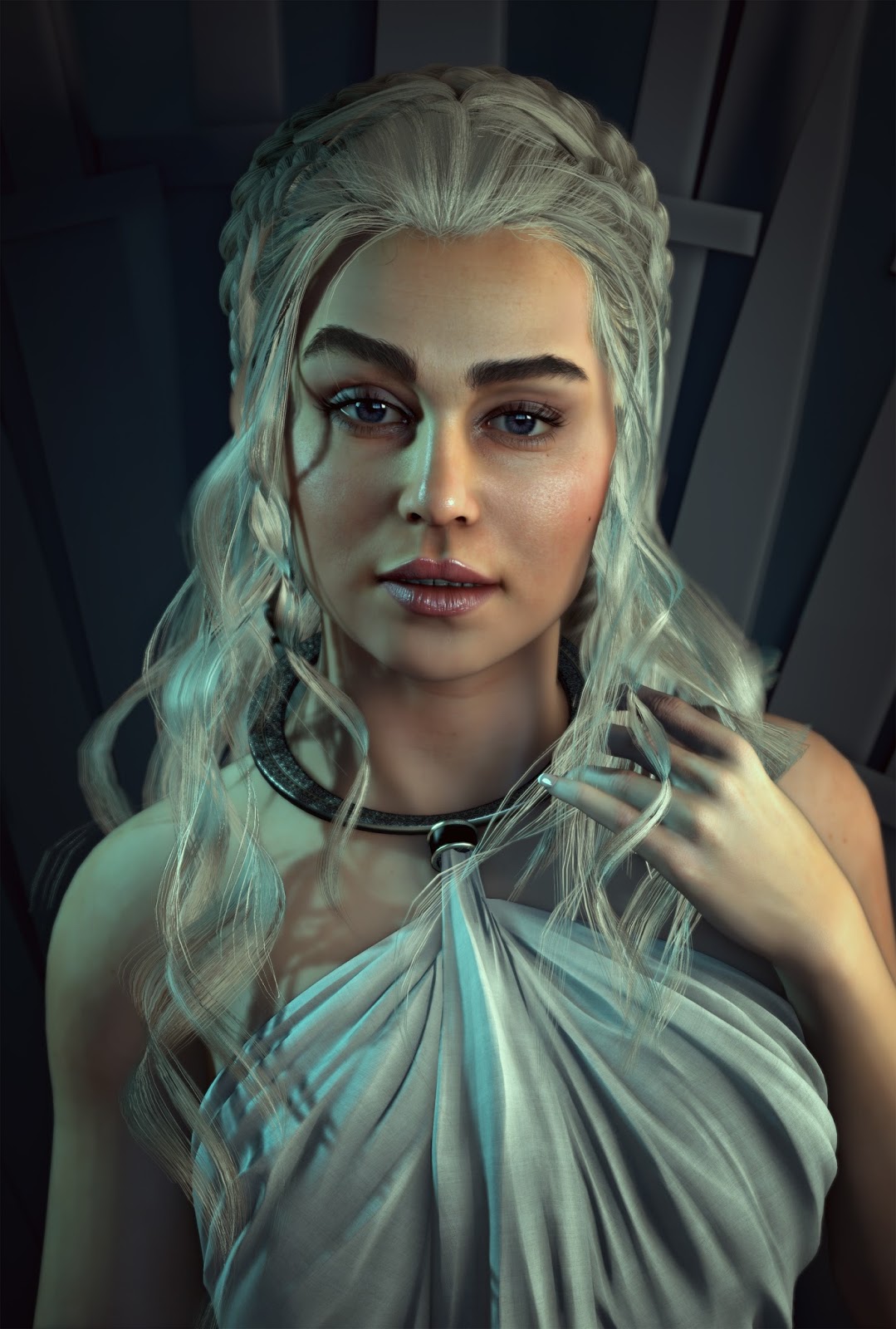 Khaleesi pózuje realtime v Unreal Engine 4 