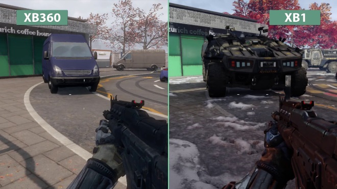 Porovnanie mp Call of Duty: Black Ops III na Xbox One a Xbox 360