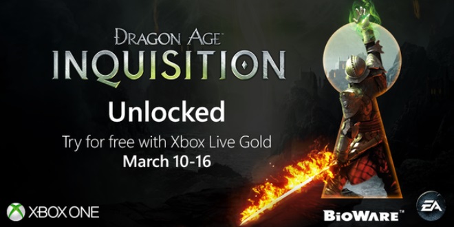 Dragon Age Inqusition mete tento tde hra na Xbox One zadarmo