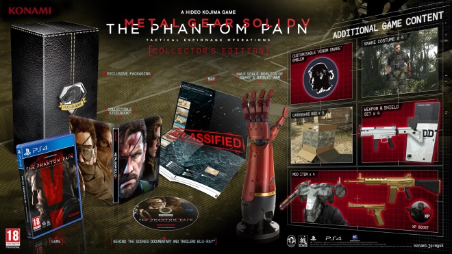 Metal Gear Solid 5: The Phantom Pain dostal dtum vydania, odhalil zberatesk edciu