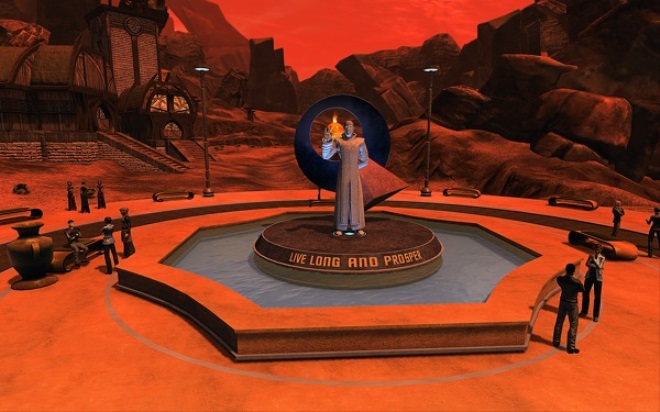 Star Trek Online odhalil pomnky Leonarda Nimoya
