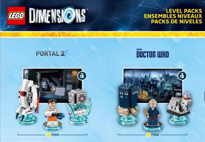 Lego Dimensions doplnky predstaven, vrtane Portal 2