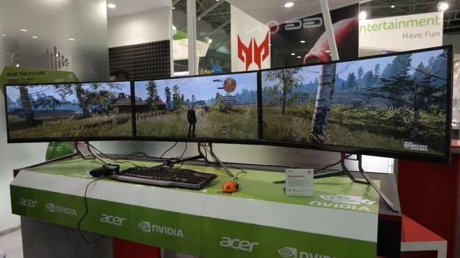 Acer ukzal zaoblen Predator X34 monitor, vyzer pardne