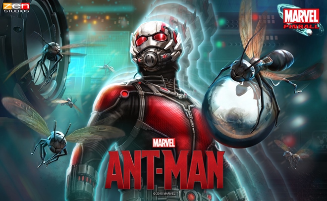 Ant-Man Pinball sprevdza aktulny film, vychdza u budci tde