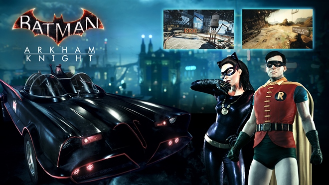 Batman: Arkham Knight dostal staronov auto a kostm, oakva alie DLC