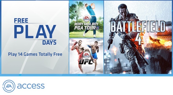 EA ohlsilo EA Access Free Play Days