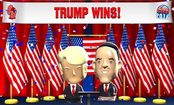 V Political Machine 2016 môžete posadiť Donalda Trumpa do prezidentského kresla