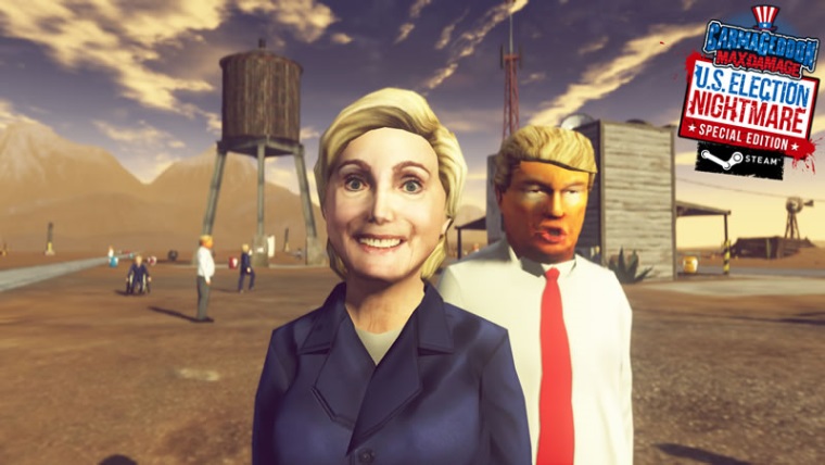 Carmageddon: Max Damage je na Steame, prinesie aj americké prezidentské voľby