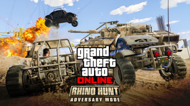 V GTA Online sa ponoril do tankovej vojny v Rhino Hunt mode