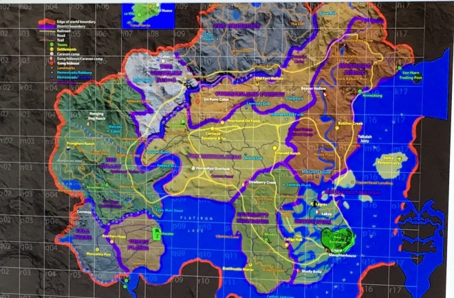 Mapa Red Dead Redemption 2 leaknut