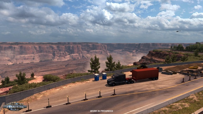 American Truck Simulator ukazuje Grand Canyon