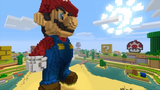 Mario zahjil invziu do sveta Minecraftu