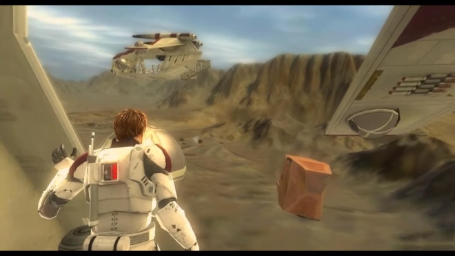 Ukka z trningovej misie zo zruenho Star Wars Battlefront III