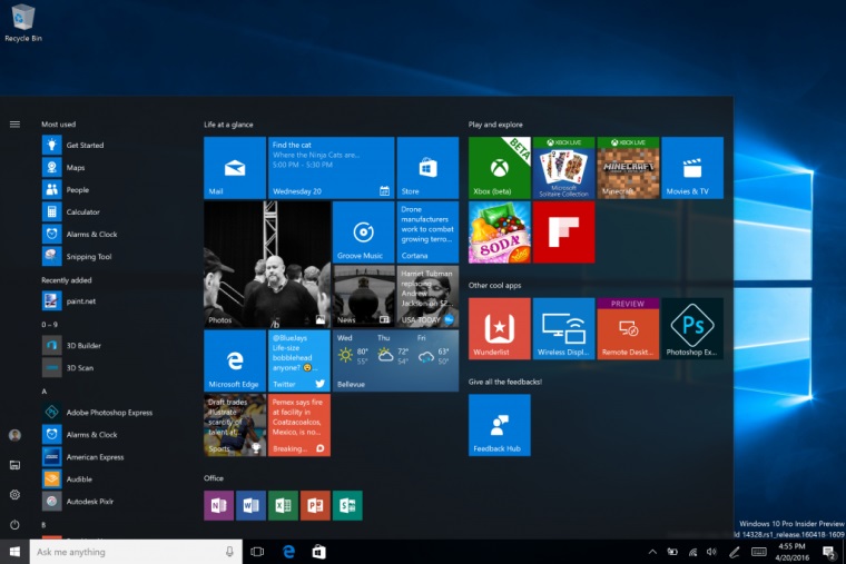 Windows 10 Creators Preview verzia je vonku, ponka hern reim, kontrolu skromia a alie veci
