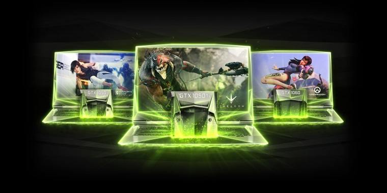 Nvidia predstavila GTX1050 sriu ipov pre notebooky