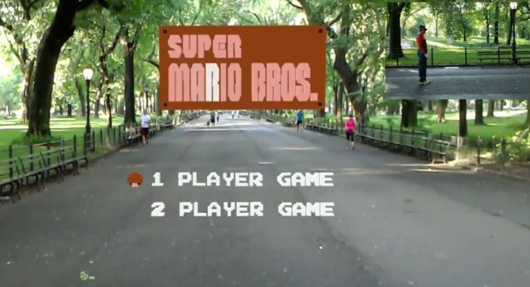 Super Mario Bros prepracovan v Hololens