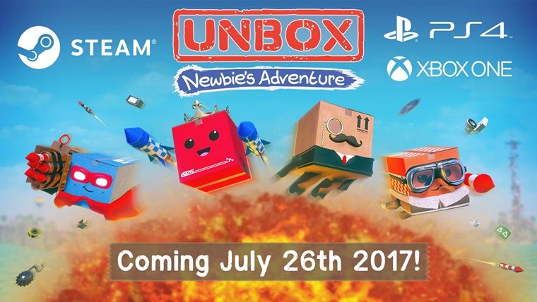 Unbox: Newbie's Adventure budci mesiac doske na konzoly 
