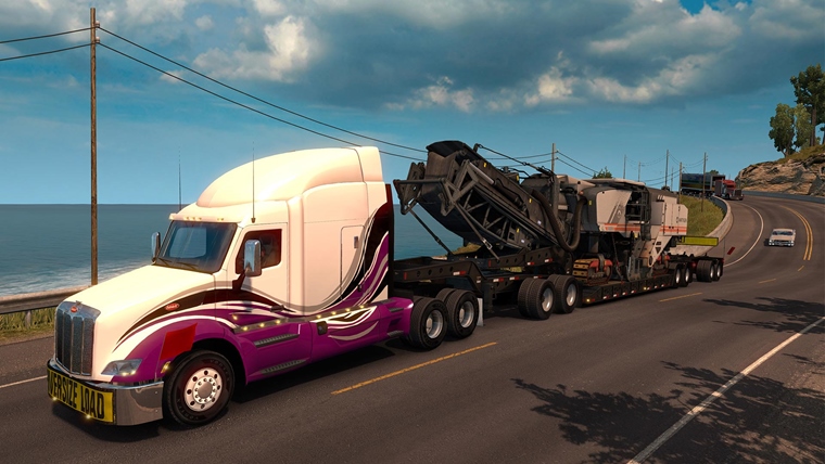 American Truck Simulator sa rozširuje o ťažkú techniku