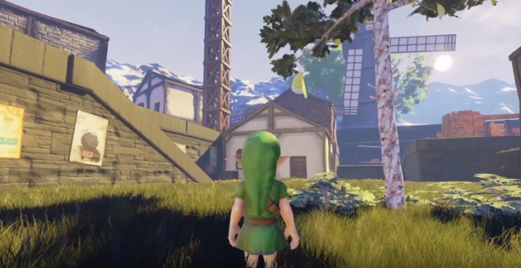 Kakariko Village level zo Zelda Ocarina Of Time spracovan v Unreal Engine je dostupn na stiahnutie