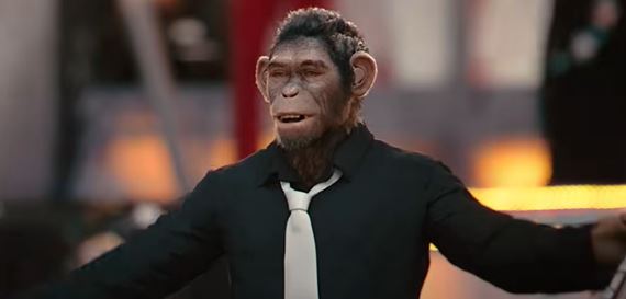 Better Man je živelný muzikálový životopis Robbie Williamsa – a s opicou