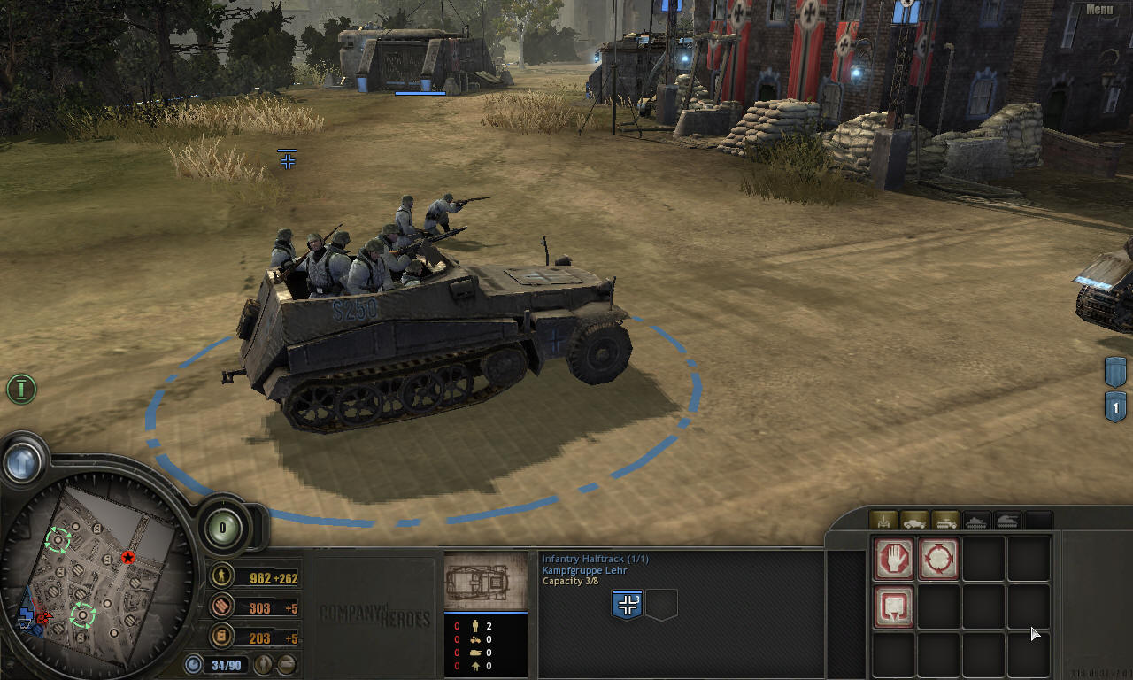 company of heroes opposing fronts v2 301 trainer cheat happens
