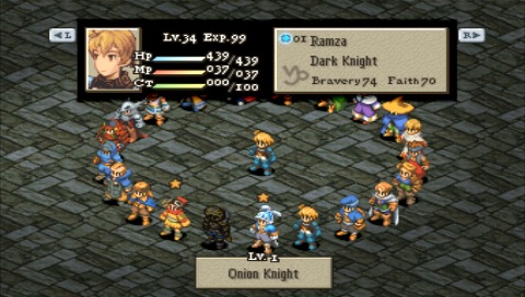 Final Fantasy Tactics Na takto vber a levely bojovnkov si chvku pokte.
