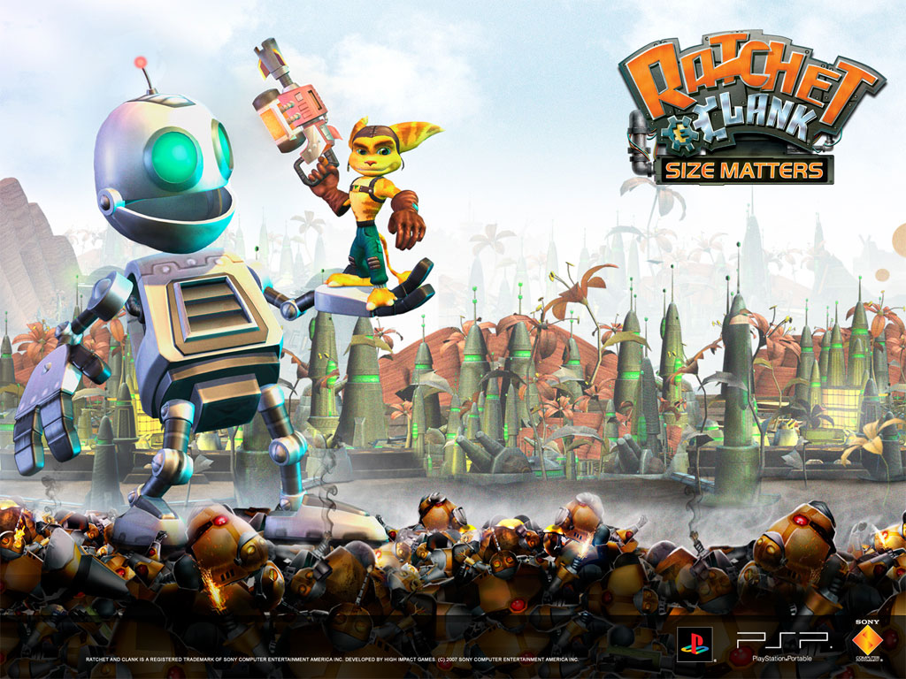 Ratchet and clank size matters psp прохождение