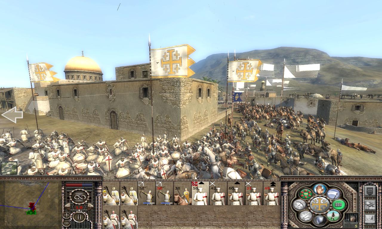 Medieval II: Total War- Kingdoms Vďaka krvilačnosti križiakov pribudne mnoho krížov na hroboch.