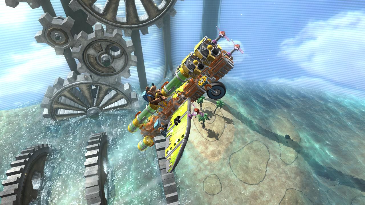 Banjo Kazooie: Nuts and Bolts Vozidl bud okrem pozemnch aj vzdun, vodn, podvodn.