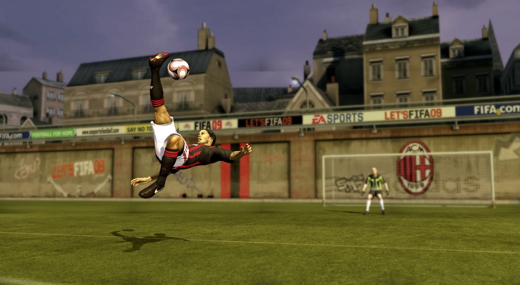 FIFA 09 Vystrihol elegantn noiky.