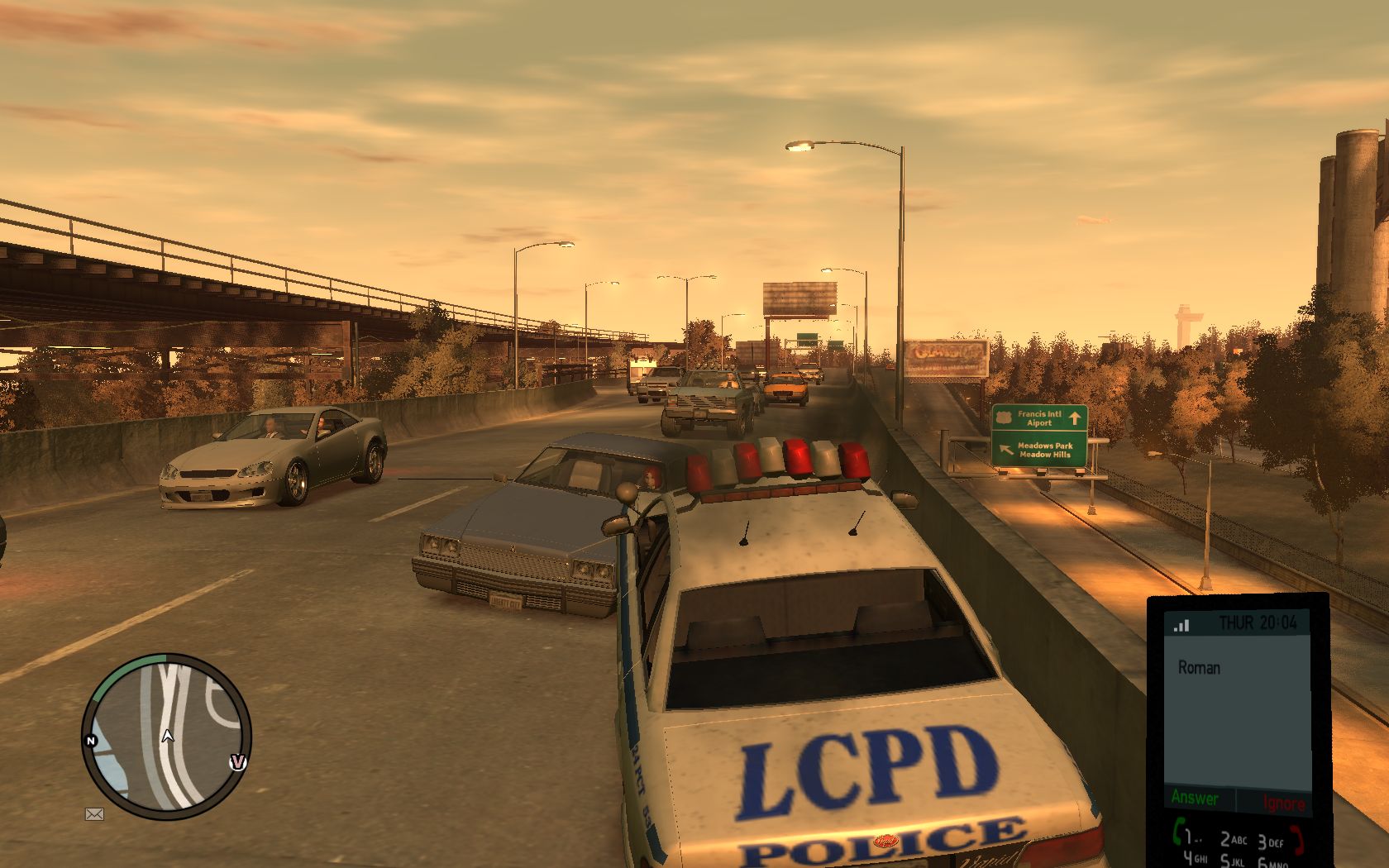 GTA IV (PC) PC verzia hry ponúkne hustú grafiku a aj hustú premávku.