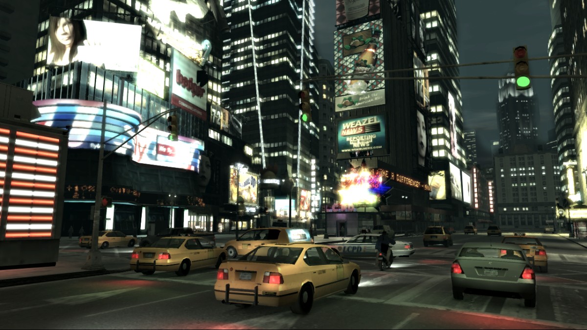 Grand Theft Auto IV Mesto pôsobí ako skutočné.