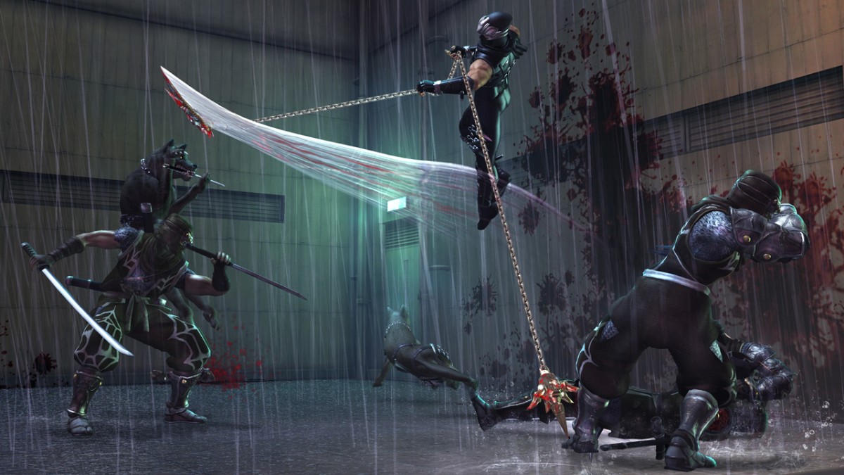 Ninja Gaiden 2 Ak budete uvažovať nad dokončením hry, leteckej akrobacii sa skrátka nevyhnete.